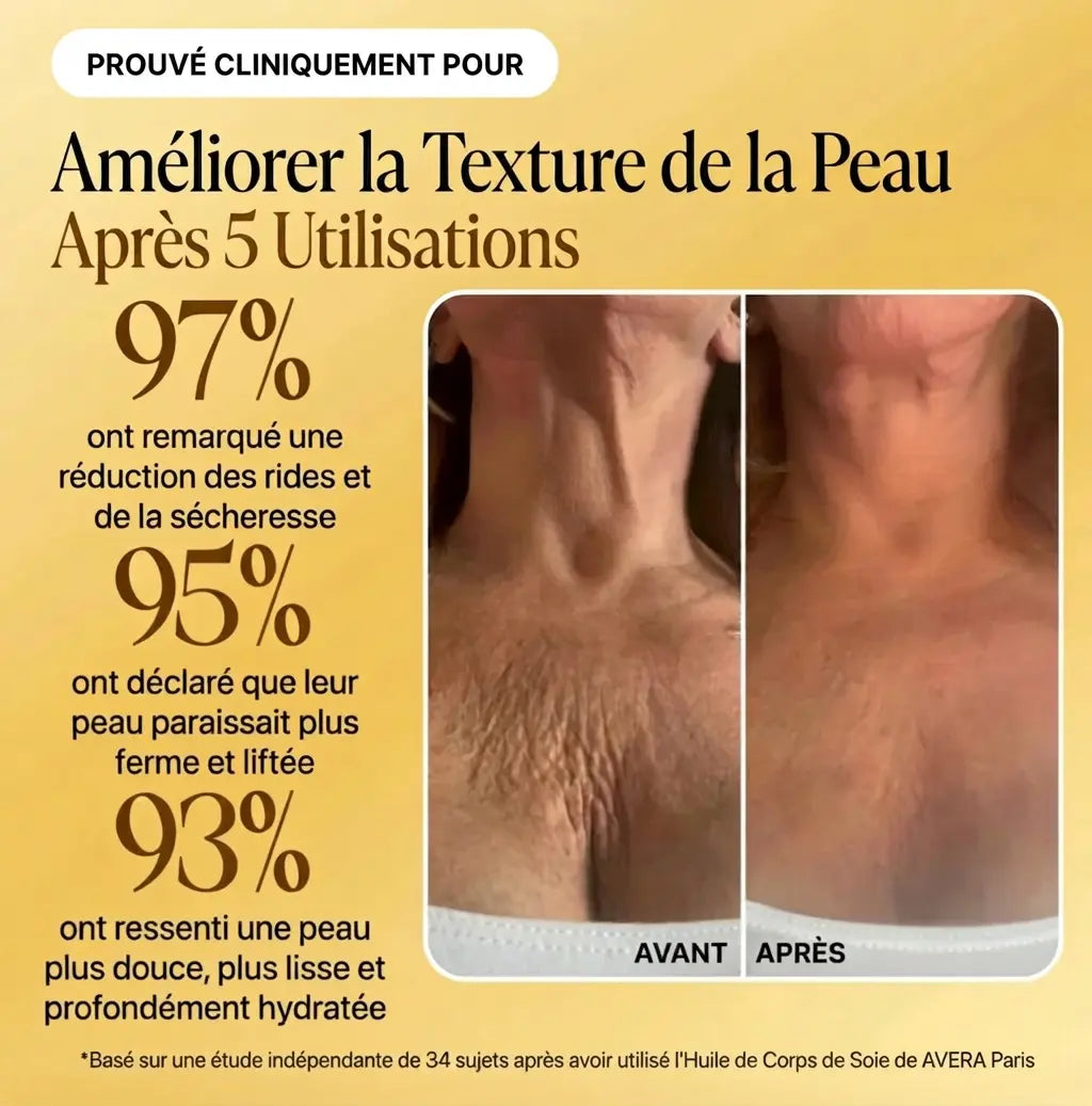 L'huile raffermissante pour une peau plus lisse et plus ferme